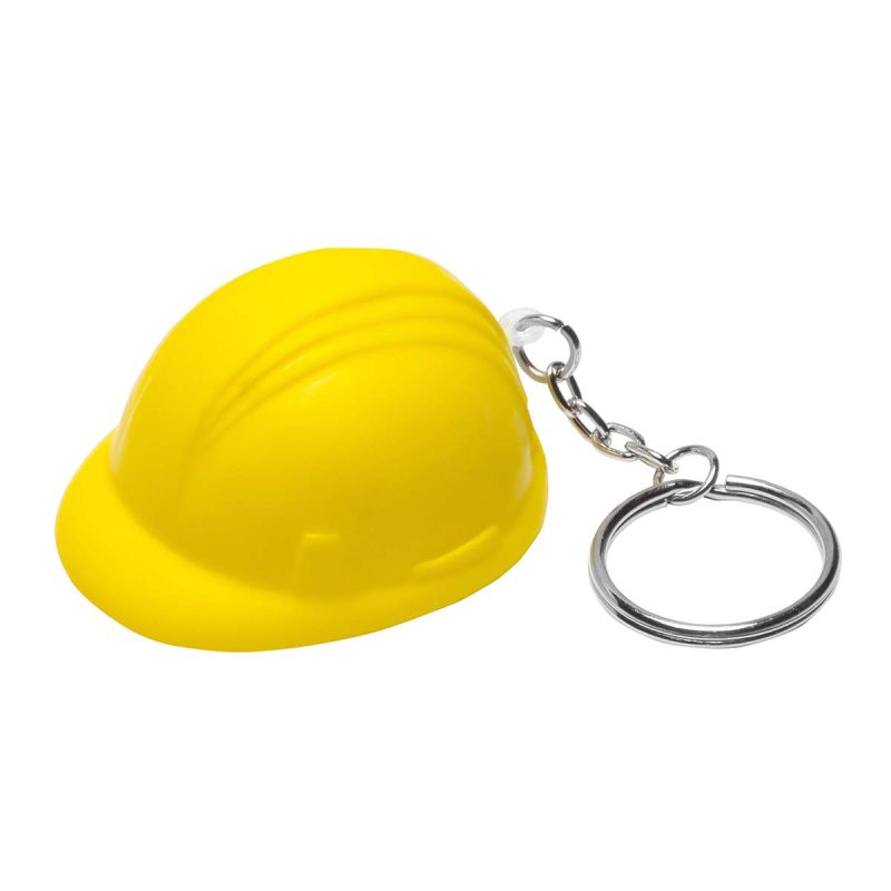 Hard Hat Stress Reliever Keychain - 5
