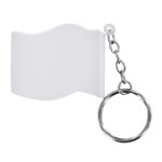 Patriotic American Flag Shape Stress Ball Keychain - 1
