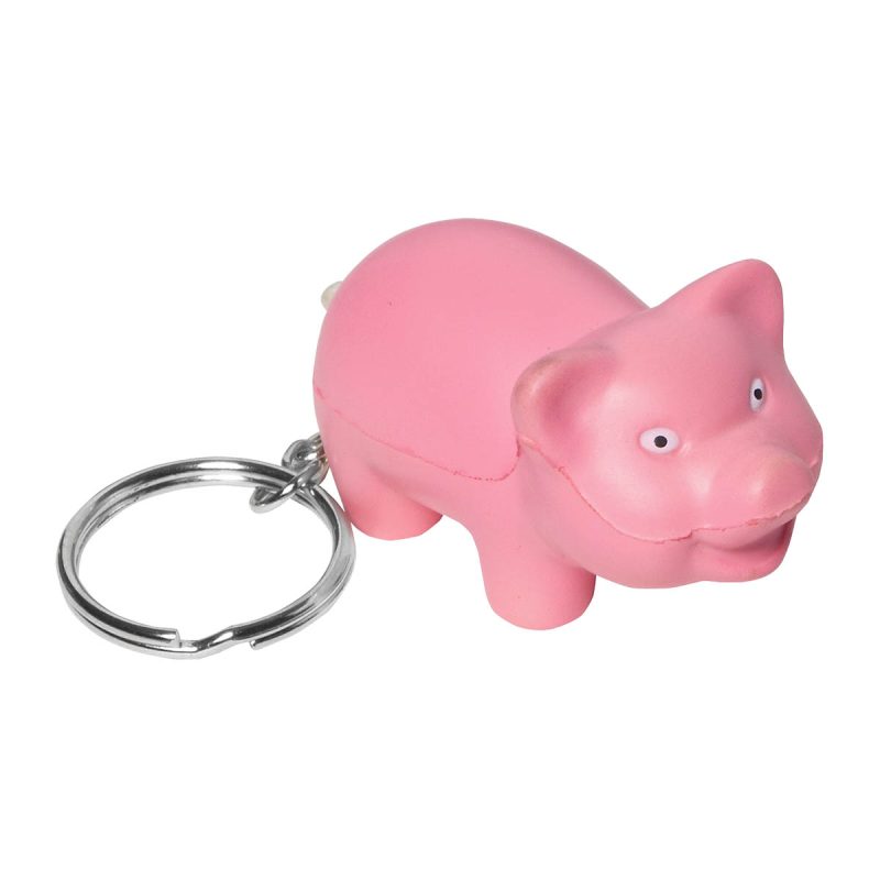 Pig Stress Reliever Keychain - 1