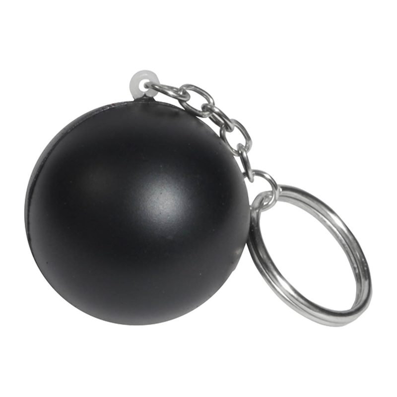 Round Stress Ball Keychain - 1