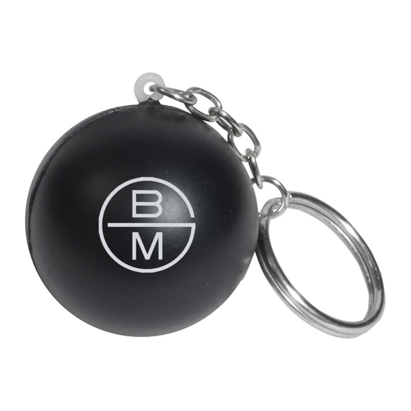 Round Stress Ball Keychain - 2