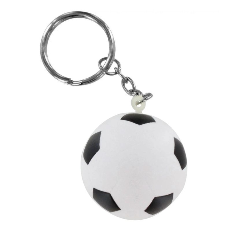 Soccer Ball Stress Reliever Keychain - 1