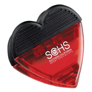 Recycled Heart Shape Memo Clip